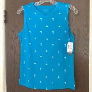 Sleeveless palm tree top